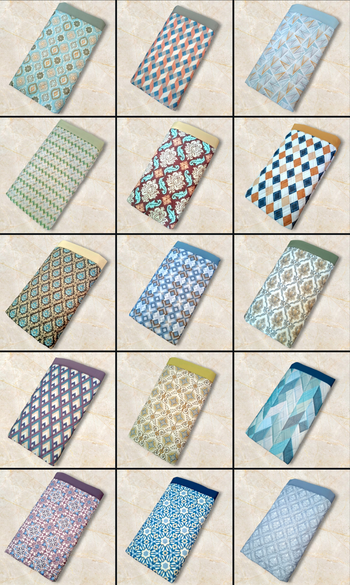  Gents 3-Fold Quilted Masallah